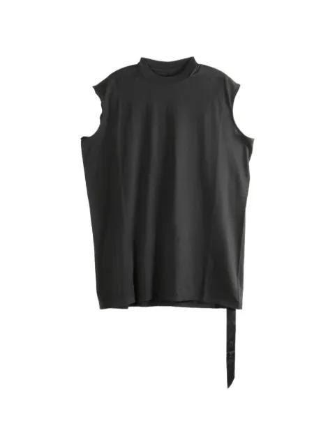 sleeveless mock-neck top by RICK OWENS DRKSHDW