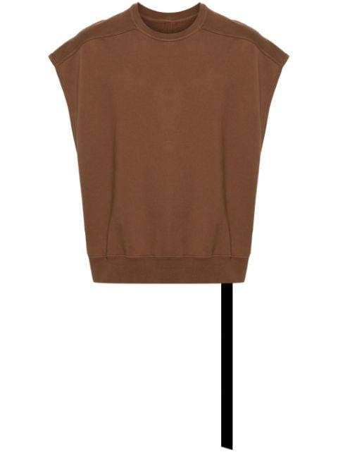 sleeveless organic cotton sweatshirt by RICK OWENS DRKSHDW