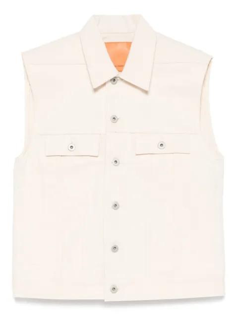 sleeveless trucker jacket by RICK OWENS DRKSHDW