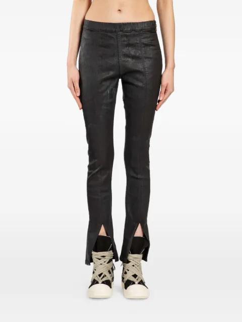 slit front leggings by RICK OWENS DRKSHDW