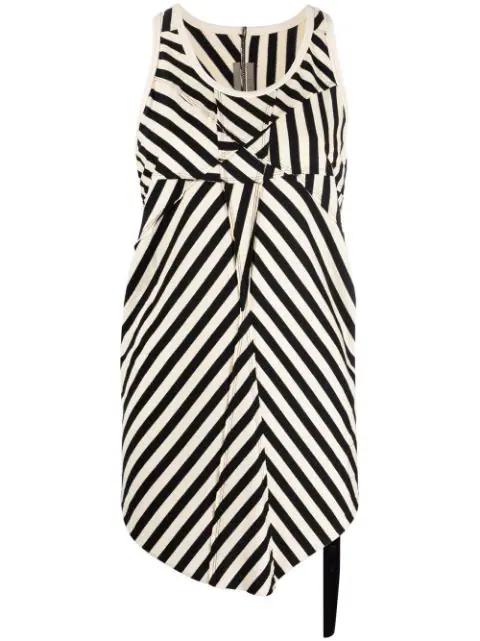 striped sleeveless tank top by RICK OWENS DRKSHDW