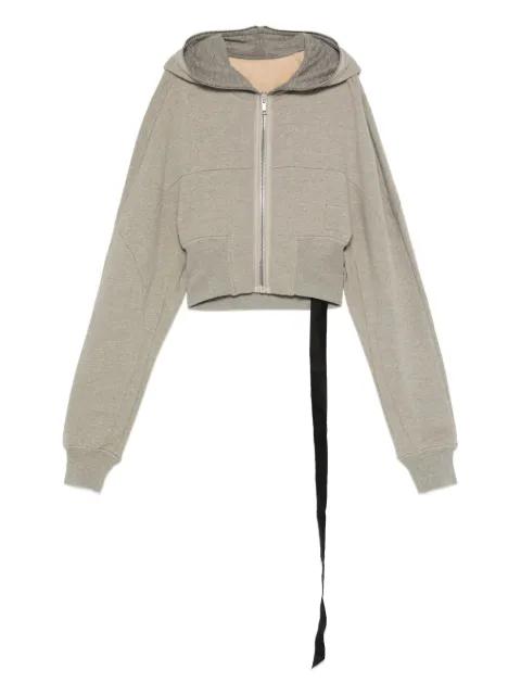 zip-fastening hoodie by RICK OWENS DRKSHDW