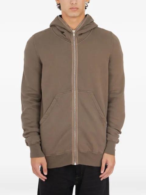 zip-fastening hoodied sweatshirt by RICK OWENS DRKSHDW