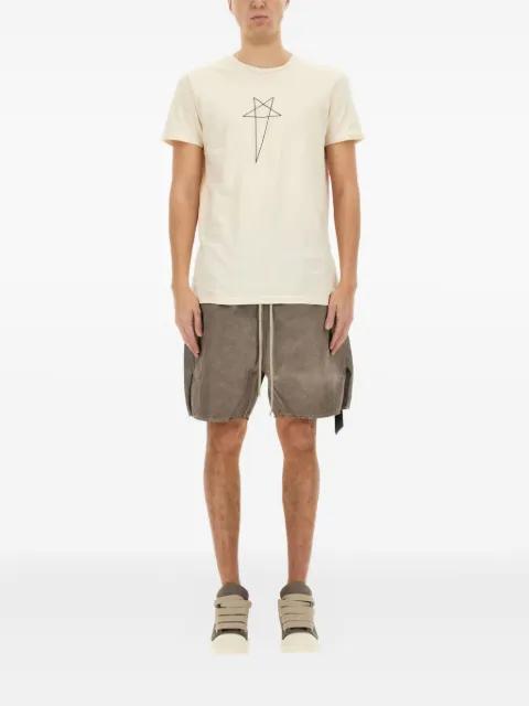zip frayed shorts by RICK OWENS DRKSHDW