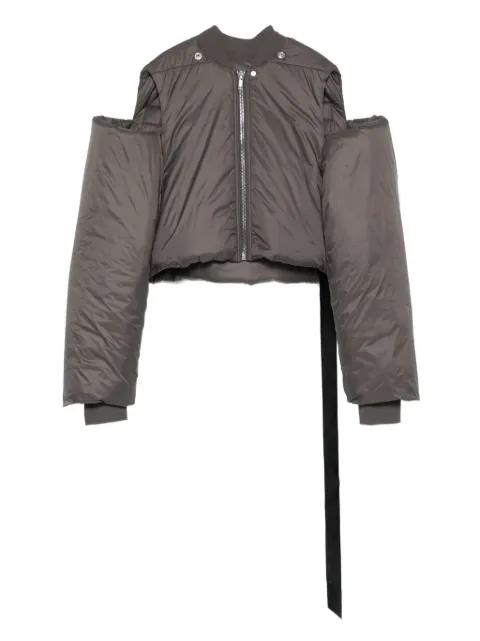 zip-front cropped jacket by RICK OWENS DRKSHDW