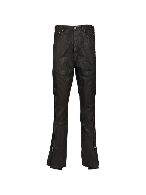 zip low-rise jeans by RICK OWENS DRKSHDW