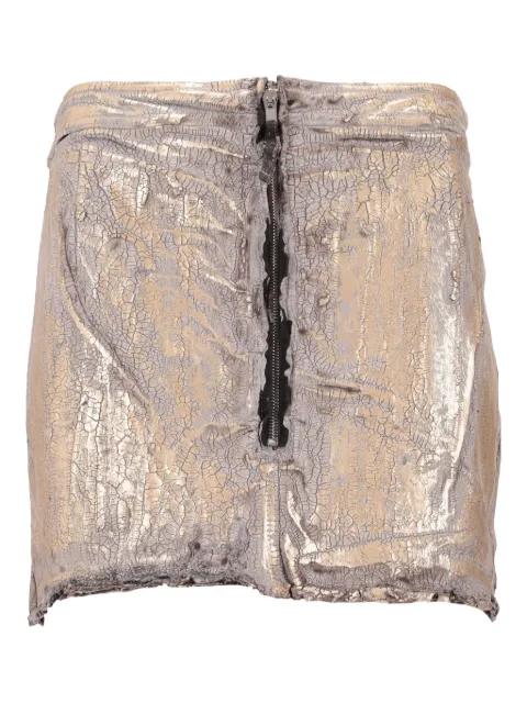 zip mini skirt by RICK OWENS DRKSHDW