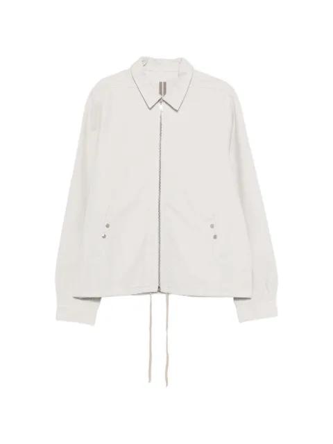 zip-up shirt jacket by RICK OWENS DRKSHDW