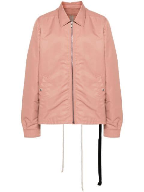 zip-up shirt jacket by RICK OWENS DRKSHDW