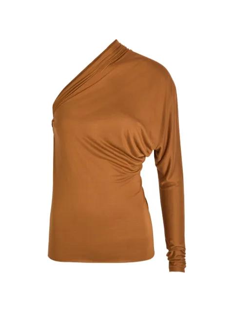 Diana draped one-shoulder top by RICK OWENS