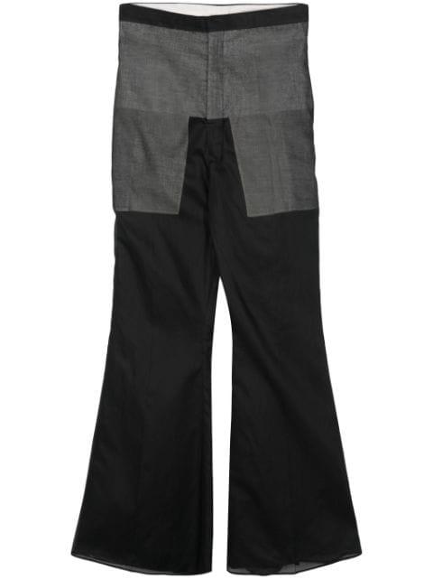 Dirt Bolan high-waist trousers by RICK OWENS