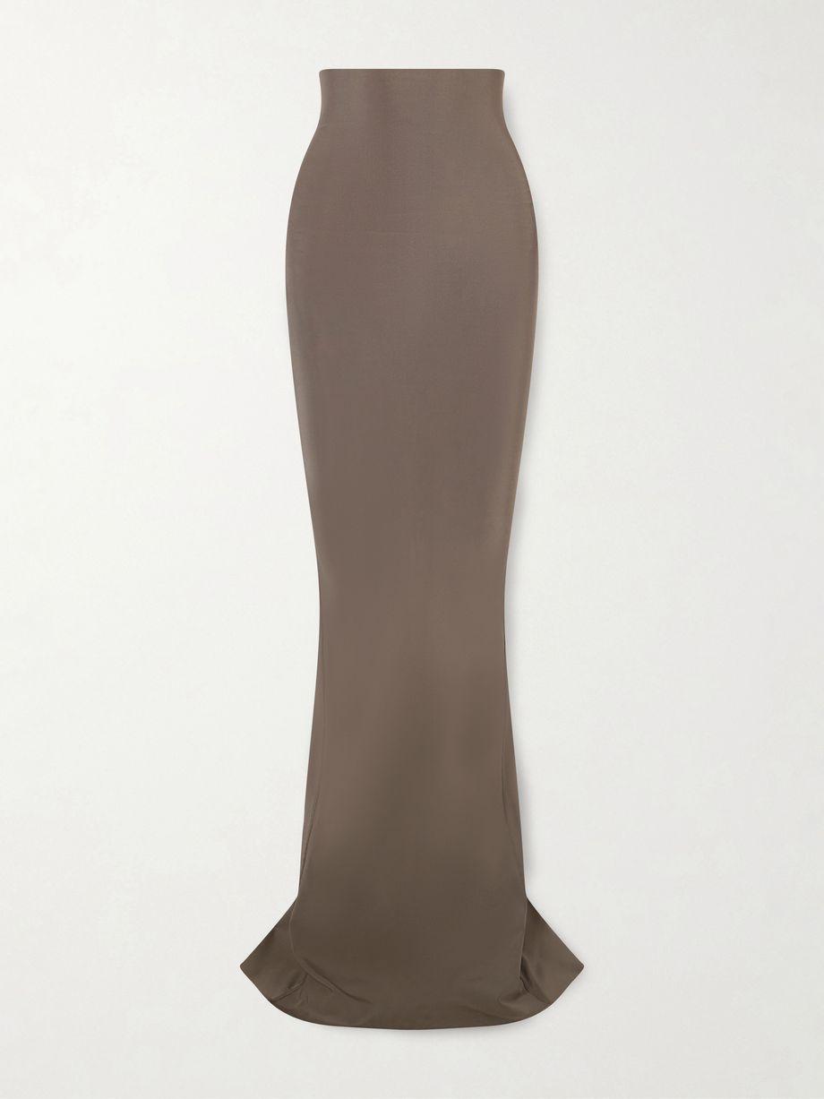 Dirt Coda stretch-jersey maxi skirt by RICK OWENS