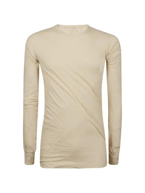 Double long-sleeve cotton T-shirt by RICK OWENS