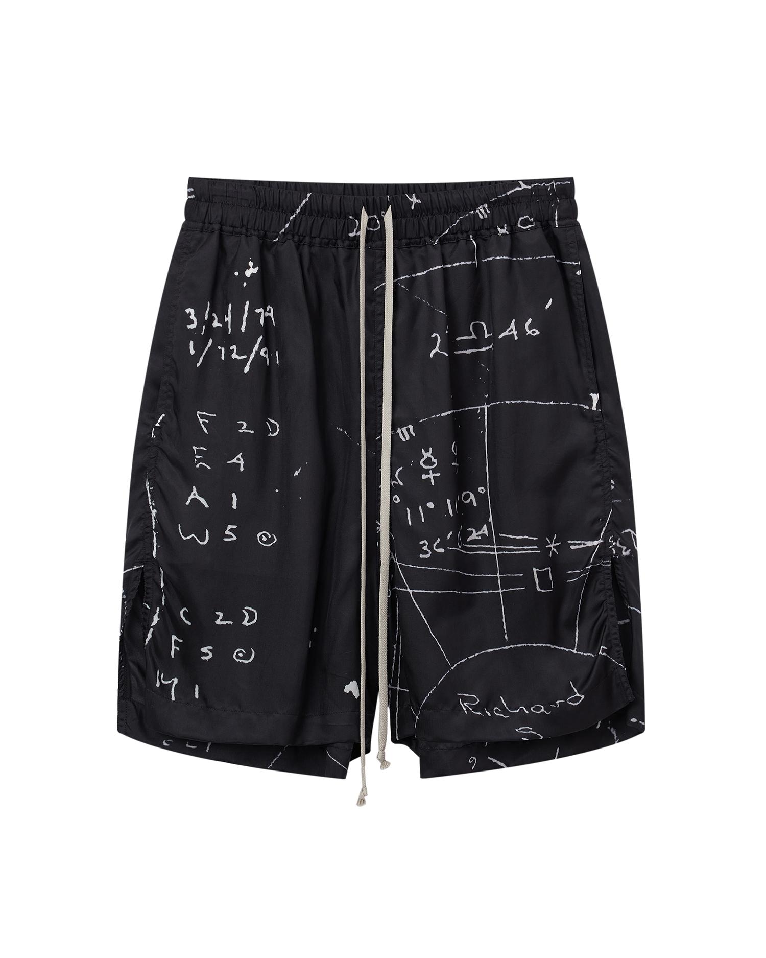 Drawstring shorts by RICK OWENS