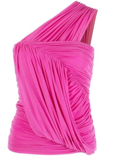 Edfu draped one-shoulder blouse by RICK OWENS