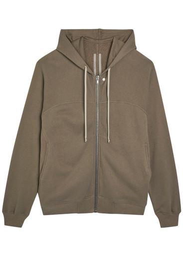 Felpa hoodied cotton sweatshirt by RICK OWENS