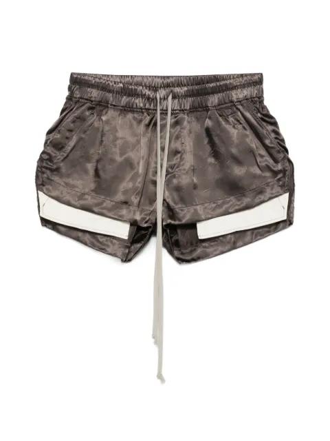 Fog Boxers drawstring panelled shorts by RICK OWENS