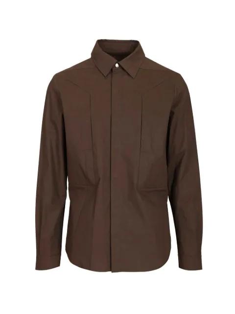 Fogpocket flap-pocket shirt by RICK OWENS
