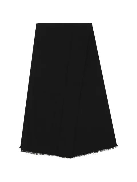 Foulard frayed-edge scarf by RICK OWENS