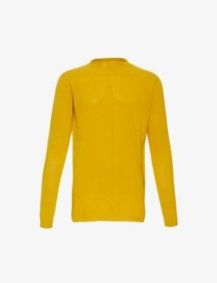 Geo relaxed-fit cotton jumper by RICK OWENS