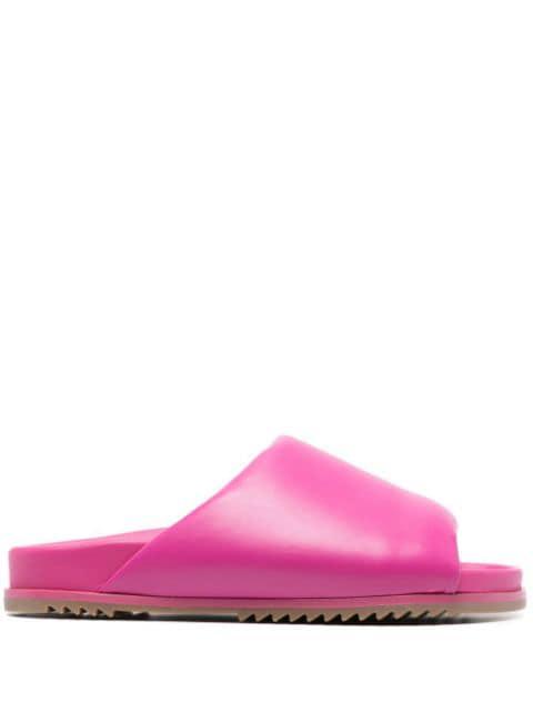 Granolas leather slides by RICK OWENS