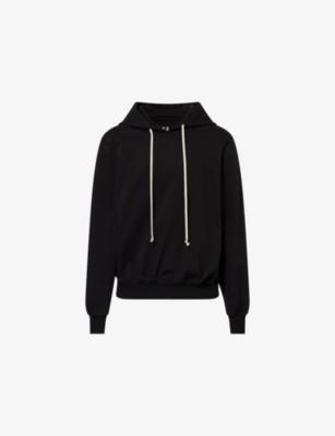 Graphic-Print Oversized Cotton Hoody by RICK OWENS