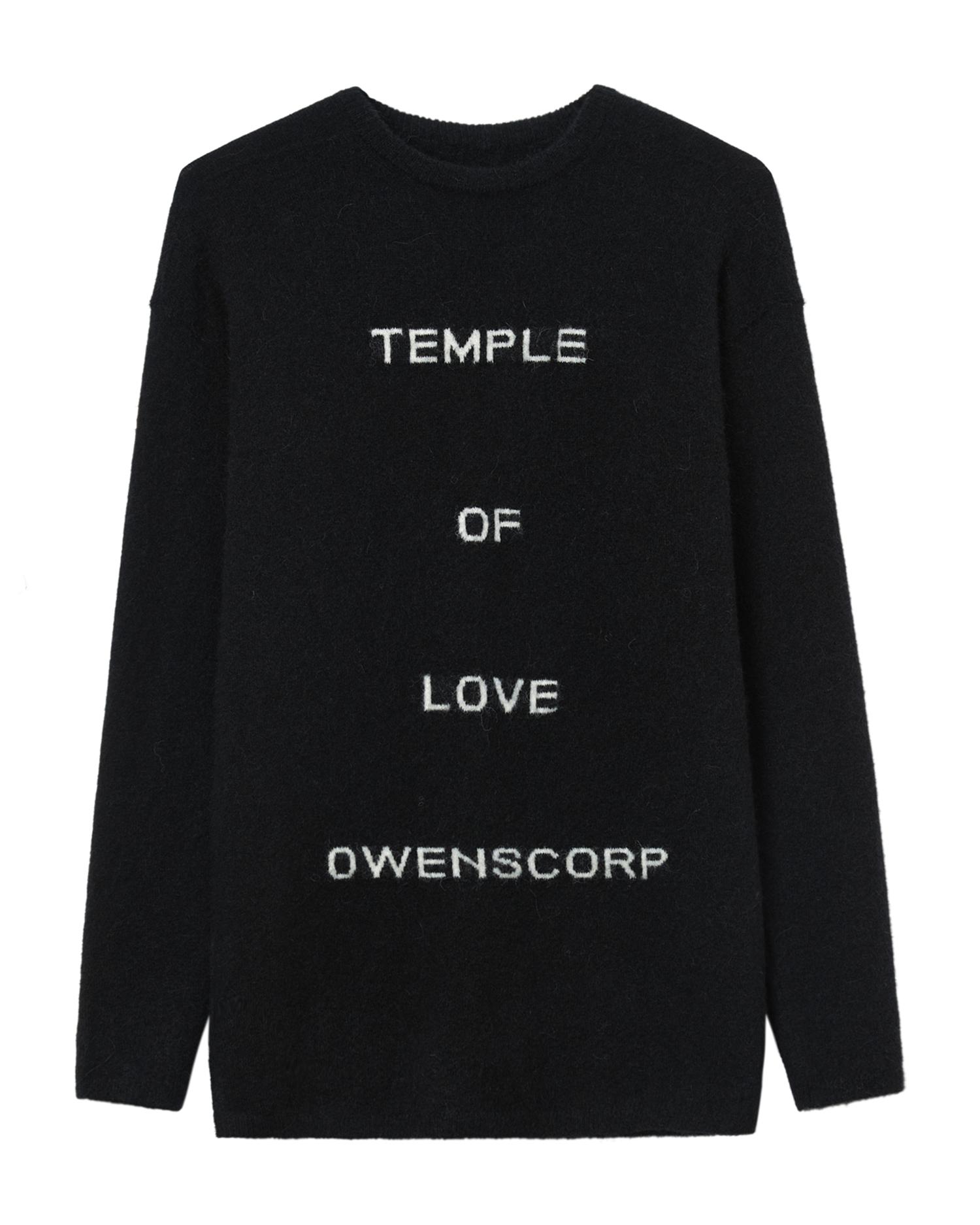 Graphic sweater by RICK OWENS