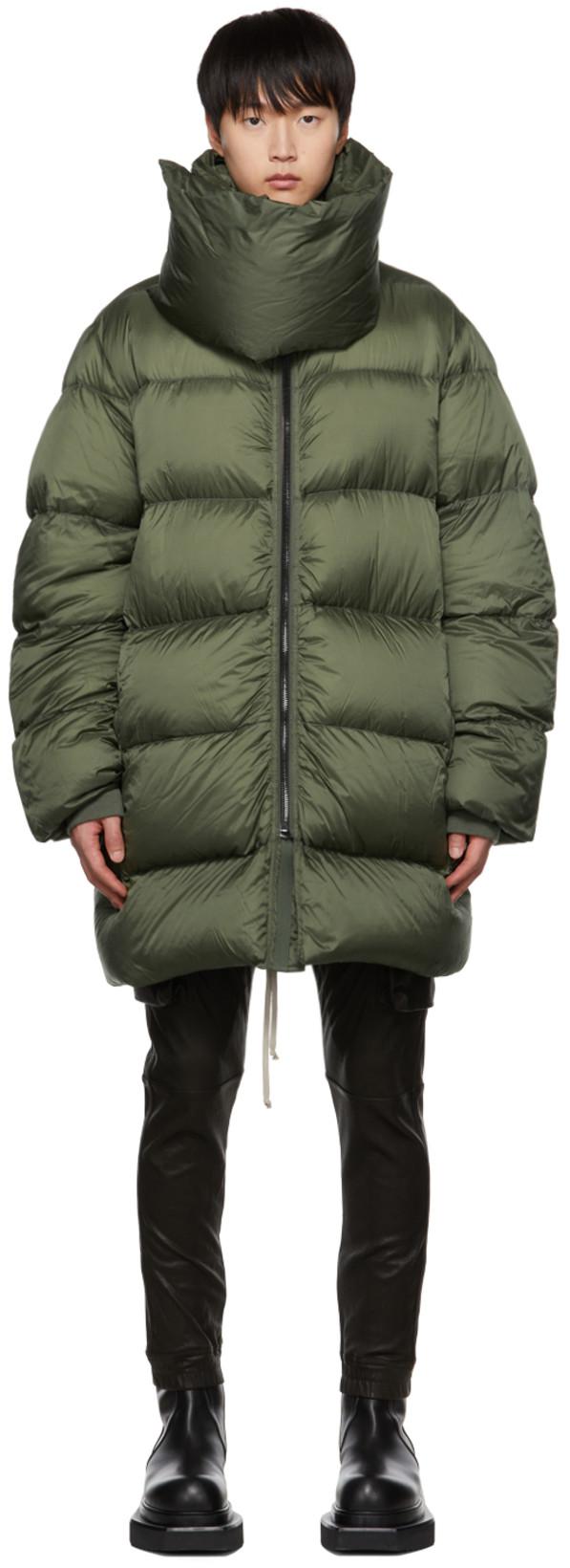 Green Mountain Down Jacket by RICK OWENS