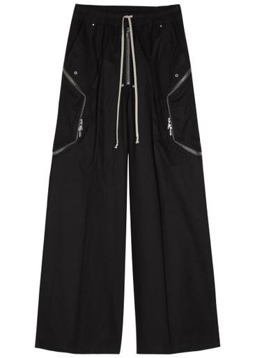 Heizer Belas wide-leg cotton cargo trousers by RICK OWENS