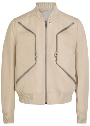 Heizer Flight canvas bomber jacket by RICK OWENS