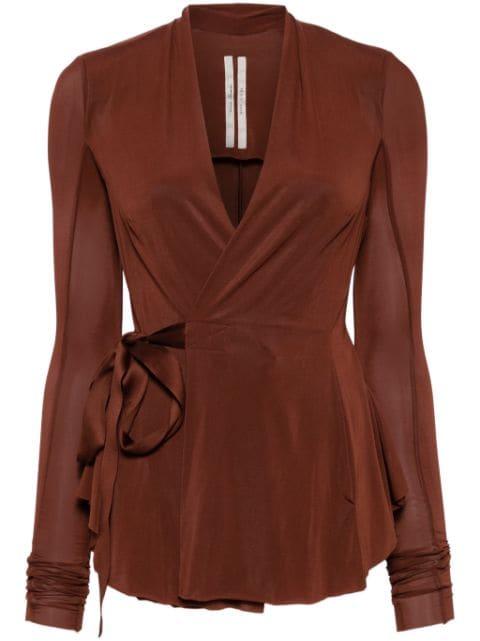 Hollywood wrap jacket by RICK OWENS