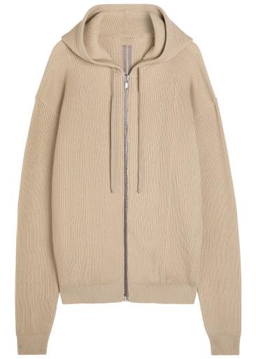 Hooded wool jumper by RICK OWENS