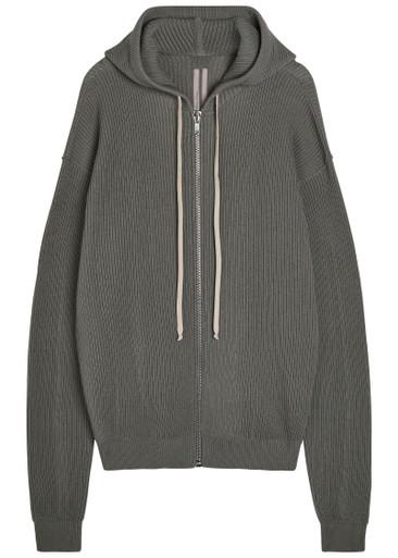 Hooded wool jumper by RICK OWENS