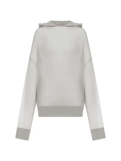 Hun cashmere hoodie by RICK OWENS