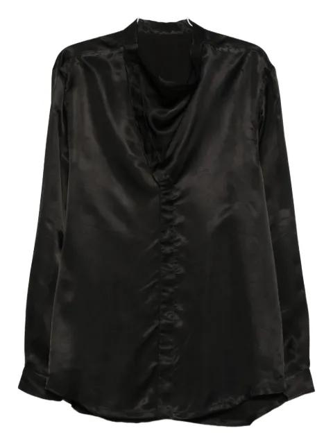 Island cowl-neck shirt by RICK OWENS