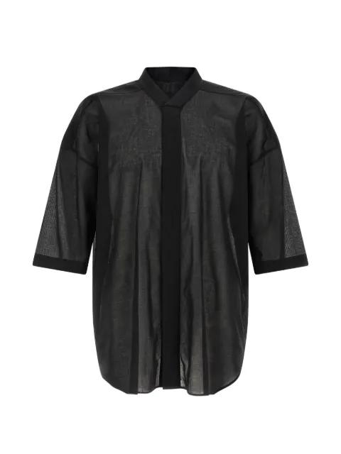 Jumbo Faun high-neck short-sleeve shirt by RICK OWENS