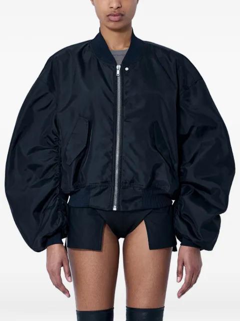 Jumbo Flight ruched-sleeve oversized bomber jacket by RICK OWENS