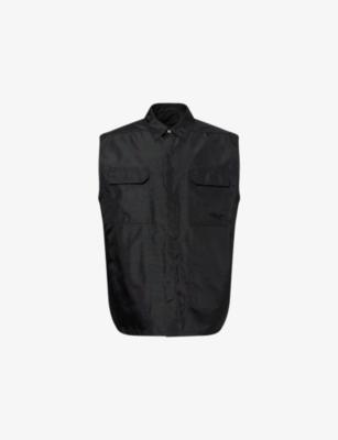 Jumbo Sleeveless Woven Outershirt by RICK OWENS