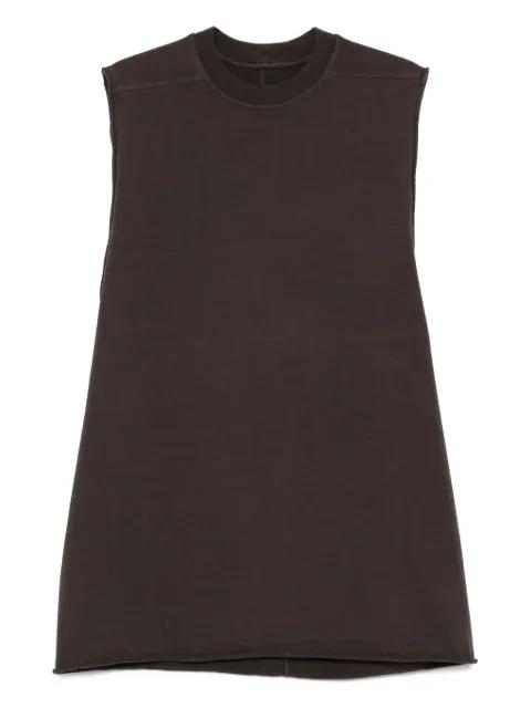 Jumbo raw-edge sleeveless vest by RICK OWENS