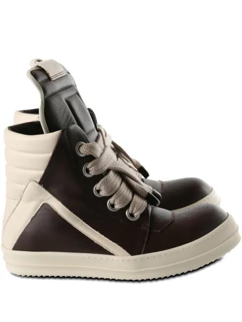 Jumbolace Geobasket high-top sneakers by RICK OWENS