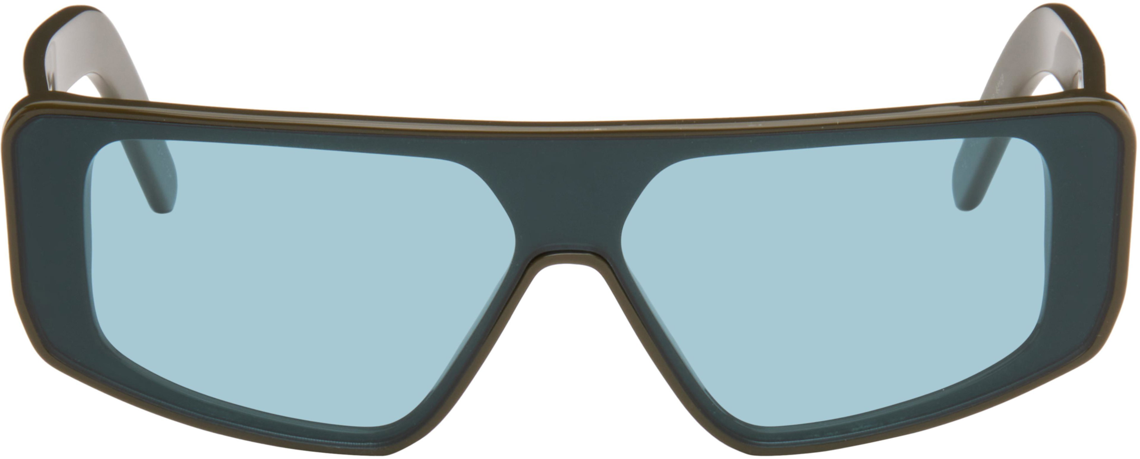 Khaki Performa Sunglasses by RICK OWENS