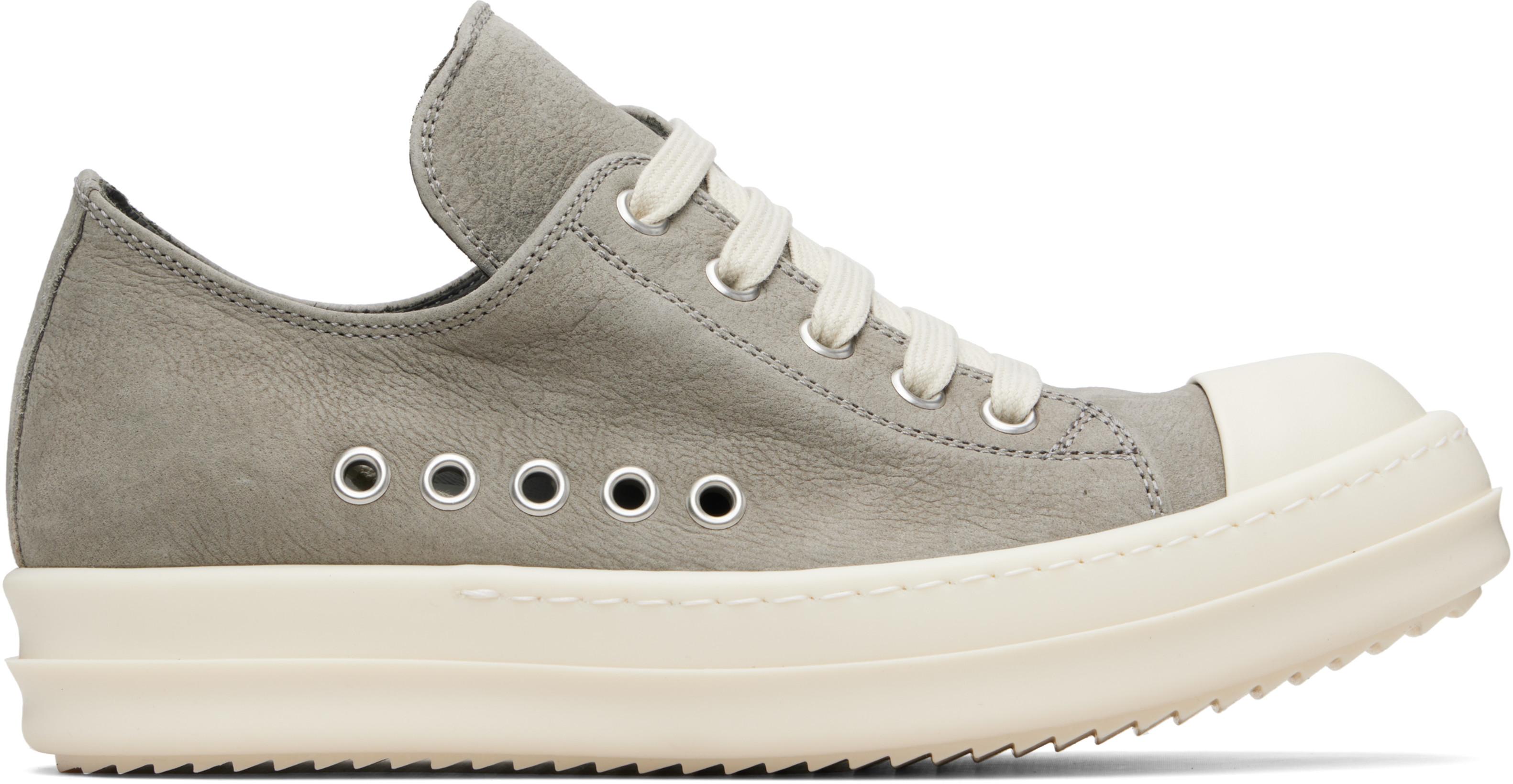 Khaki Temple Extreme Low Sneakers by RICK OWENS