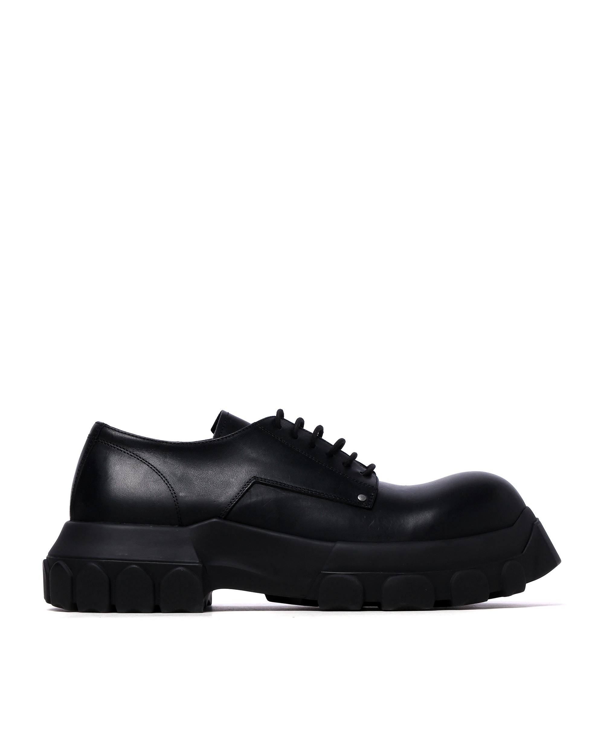 Lace-up bozo tractor shoes by RICK OWENS