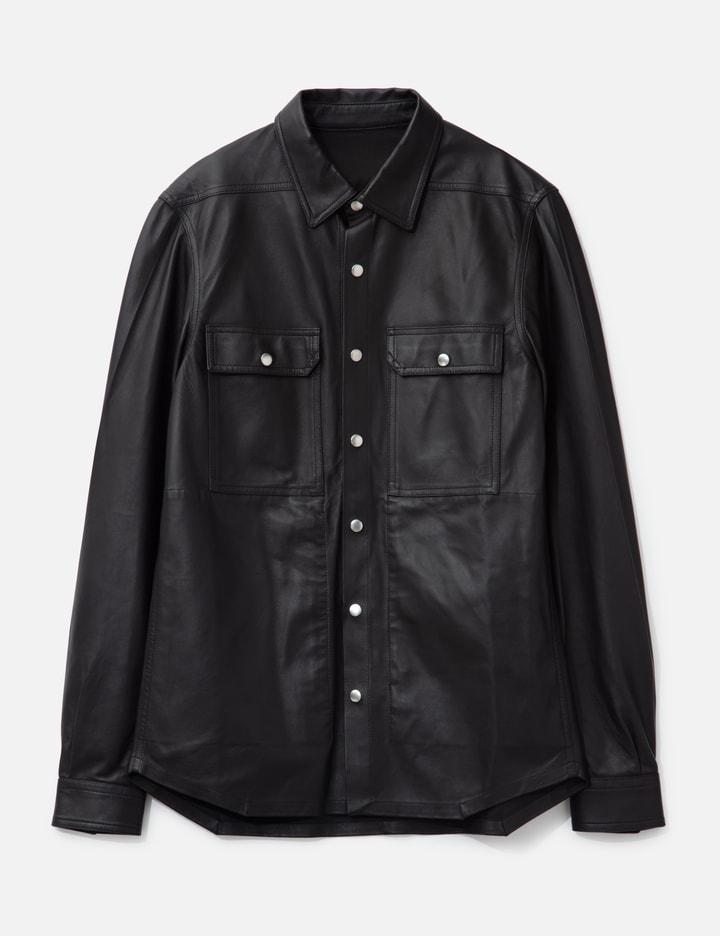 Leather Overshirt by RICK OWENS
