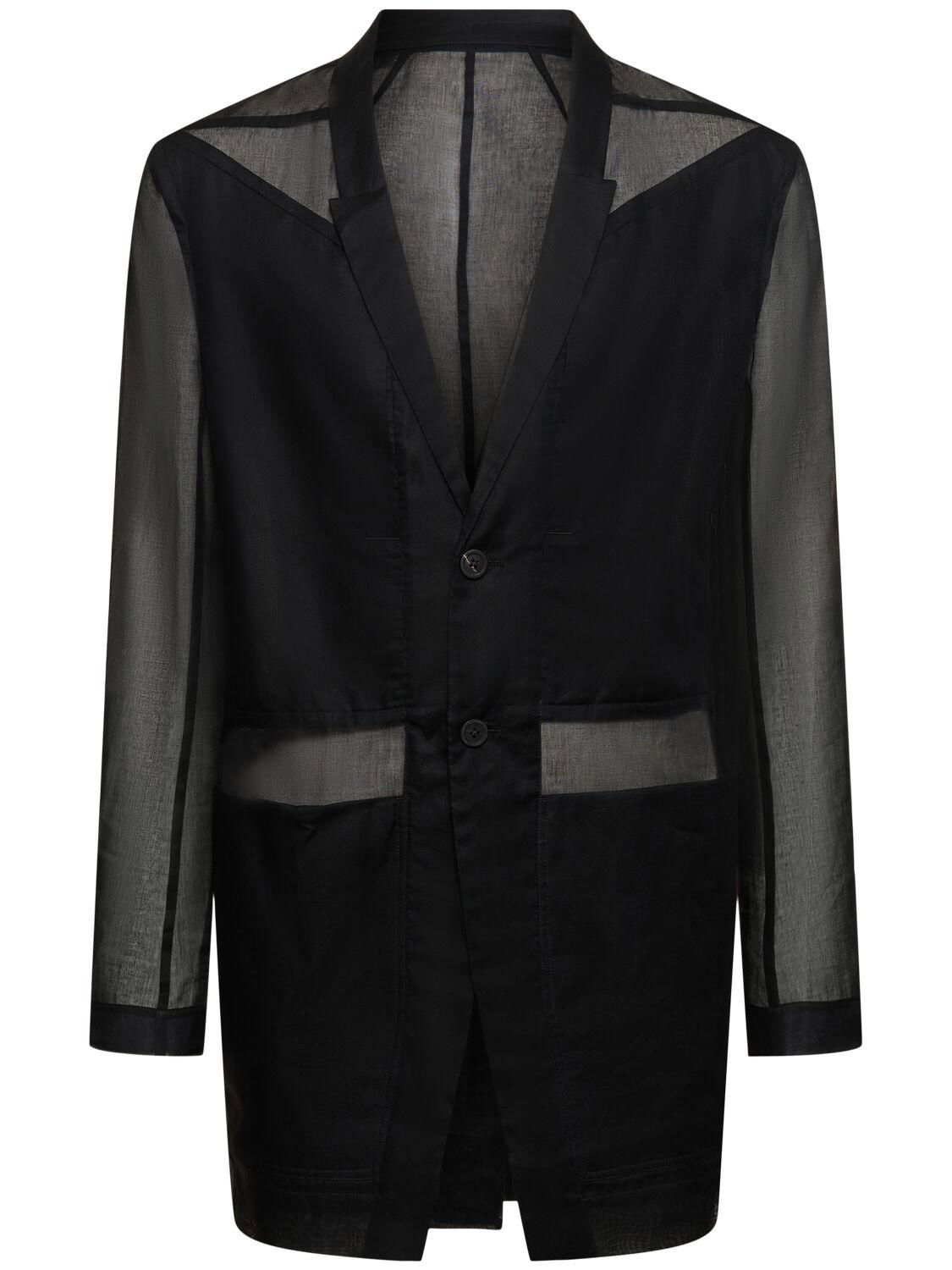 Lido Single Breasted Cotton Blazer by RICK OWENS