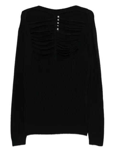 Ls cut-out front sweater by RICK OWENS