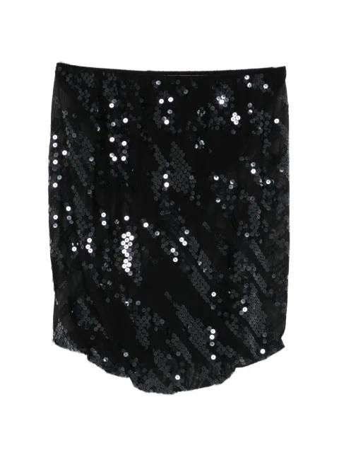 Luna sequin-embellished mini skirt by RICK OWENS
