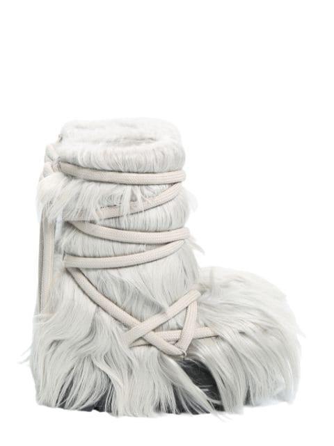 Lunar Mega Tractor boots by RICK OWENS