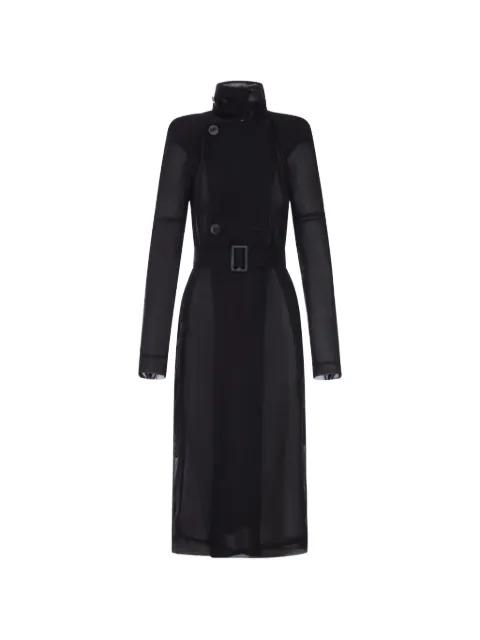 Maria organza trench coat by RICK OWENS