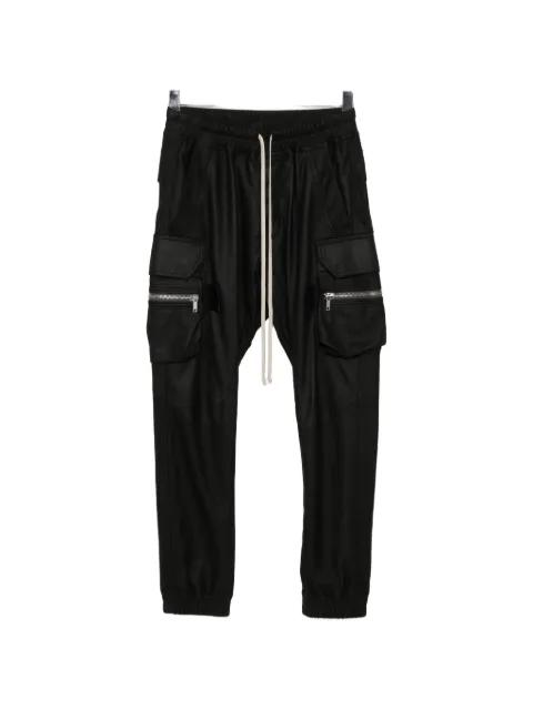 Mastodon Megacargo Leather trousers by RICK OWENS
